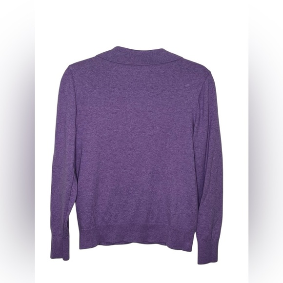 J. Crew Polo Sweater in Vibrant Orchid, Size XS - Picture 5 of 10